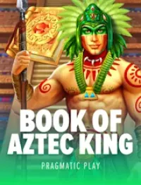 book of aztec king logo